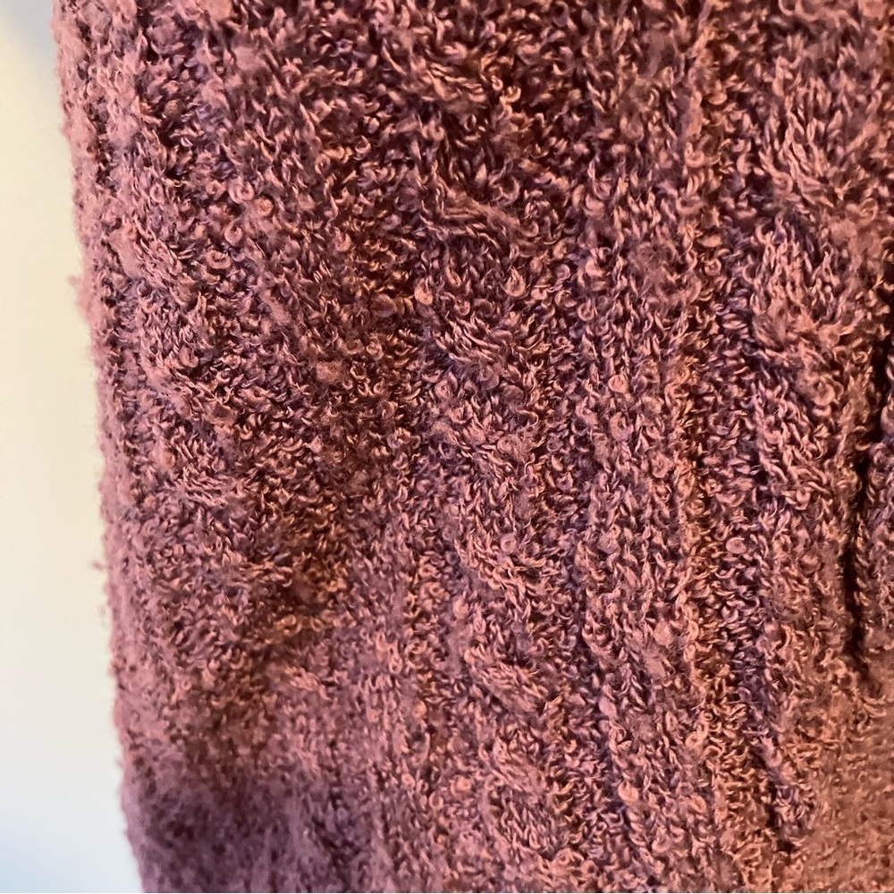 VTG Casual Corner Womens Cable Knit Vest Sz. M Lilac Purple Fairy Cottagecore - Picture 2 of 7